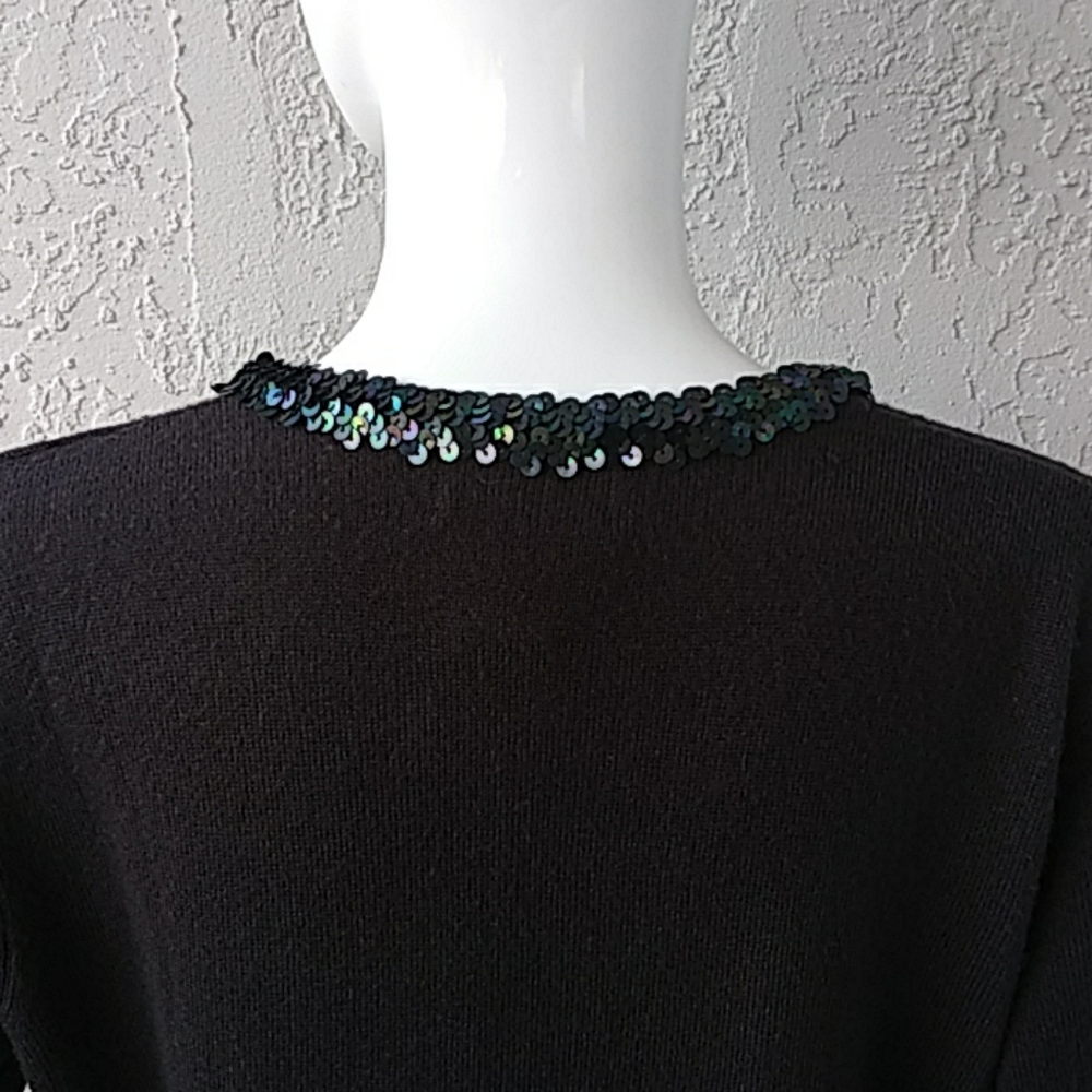 Chadwick's "Glitter" Sequence Blouse /Shell - image 6